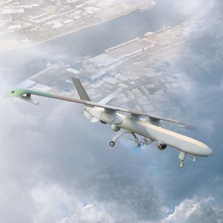 Elbit Hermes 450 UAV – photo Elbit Systems