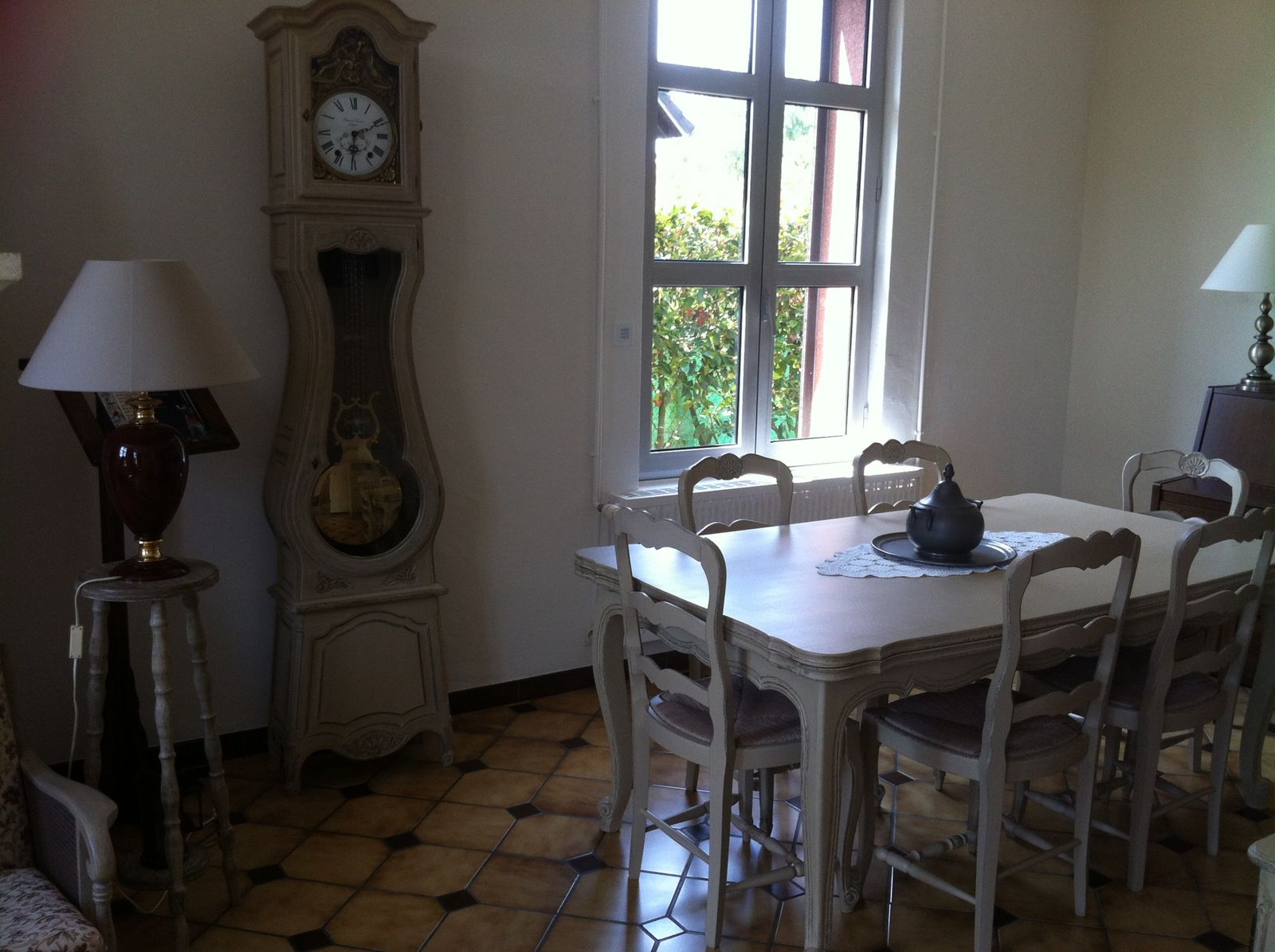 Salle a manger gris patine: table de salle a manger avec rallonge ...