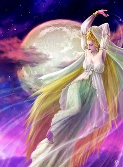 Séléné, déesse de la lune - La mythologie selon Rubis