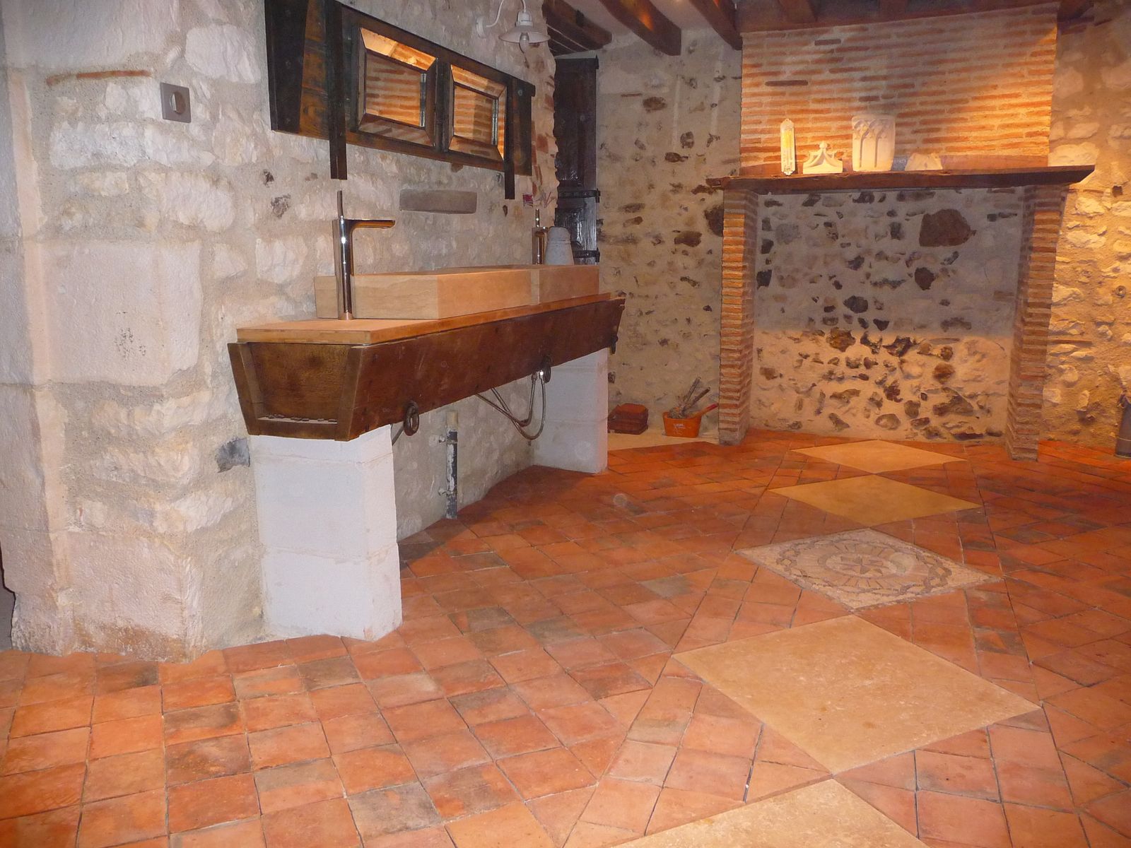 Faience salle de bain rose fushia: salle de bain gris et vert ...