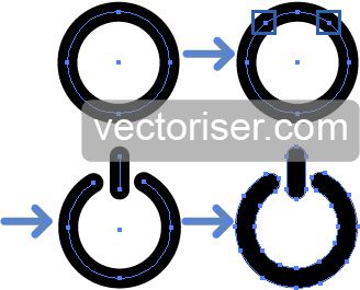 vectoriser image vectoriel bouton 06