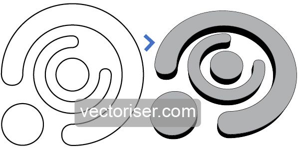 Vectorisation Illustrator Logo 06