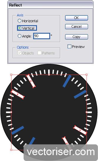 vectoriser image vectoriel montre 09