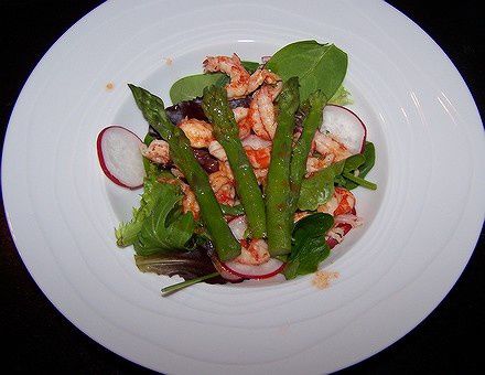 salade printemps ecrevisses