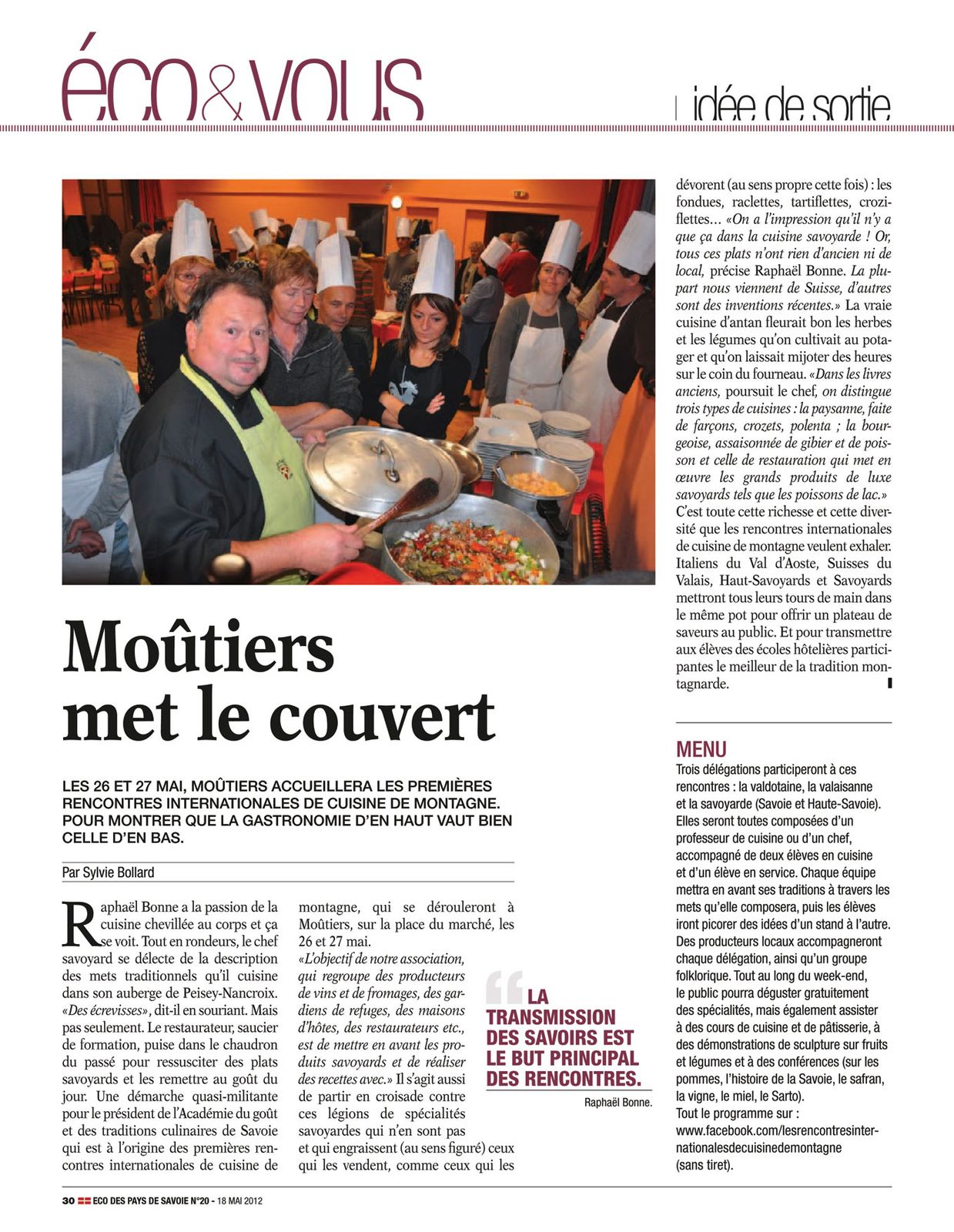 Rencontre internationale de cuisine de montagne