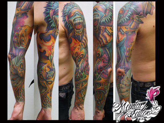 Studio de tatouage Maniac tattoo 25 rue de Pontoise 78100 Saint Germain en Laye Tel : 01.30.61.48.53 