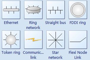 protocols network protocol types ethernet computer networking different communications ring symbols internet diagram common govern computers between note short fddi
