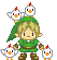 link et les poules