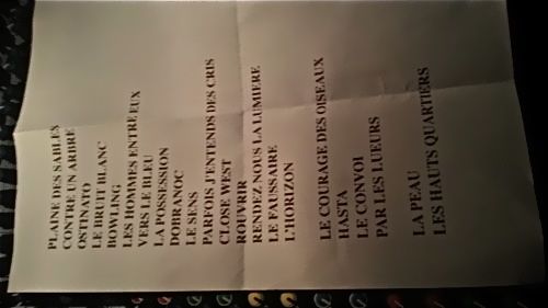 Set-list