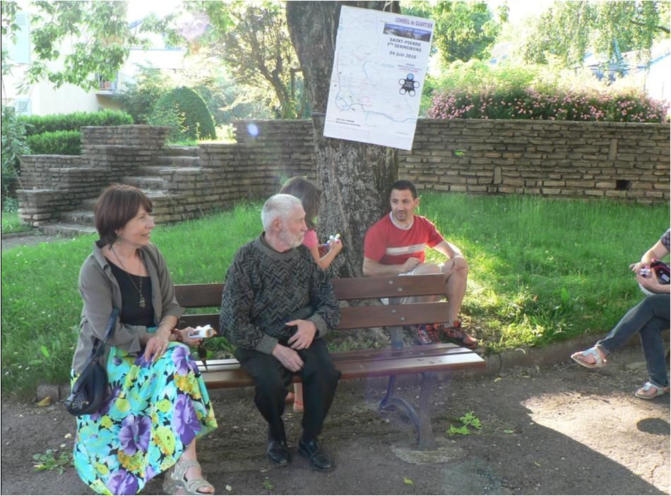 rencontre dans un square