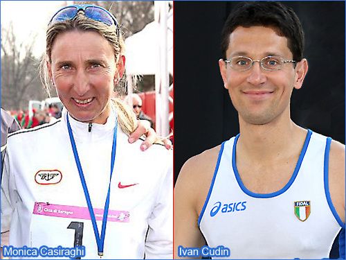 Maratona di Crevalcore - Memorial 7 gennaio 2005 (1^ ed.).Casiraghi e Cudin (ma non solo) alla Maratona del 6 gennaio. Monica Casiraghi e Ivan Cudin in una foto di Roberto Mandelli Casiraghi-Monica-e-Cudin-Ivan-Foto-Roberto-Mandelli.jpg