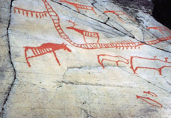 peintures rupestres alta en norvège