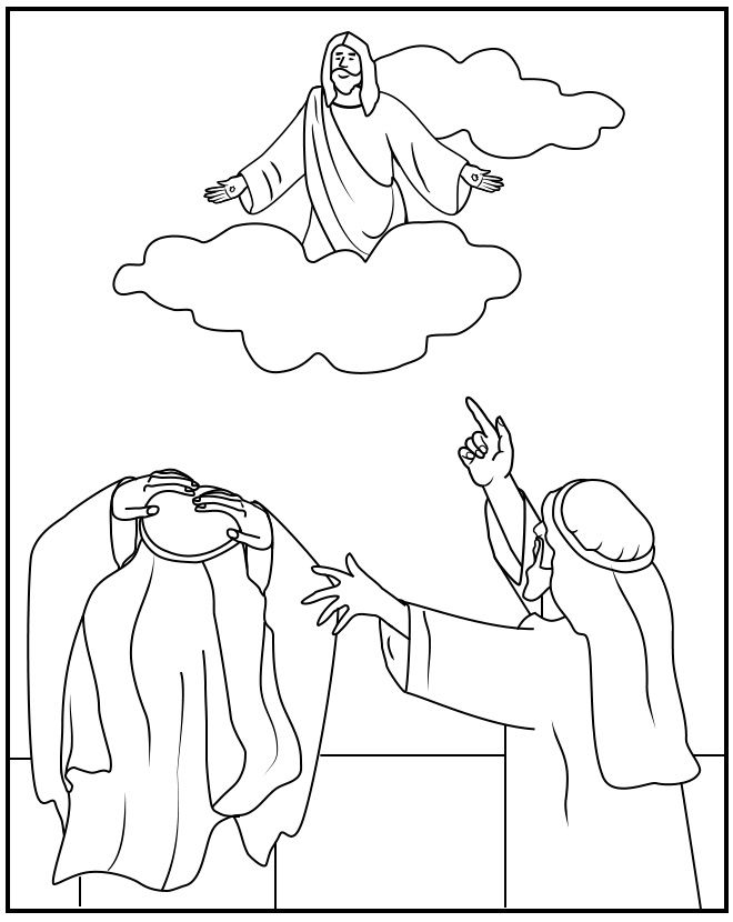 Ascension Coloring Sheets Coloring pages heaven colouring pictures for kids