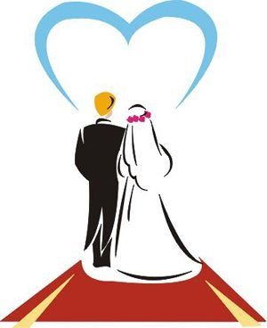 clipart gratuit mariage