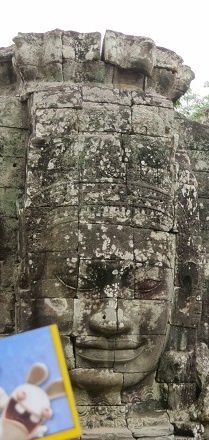 Lapin visage Angkor