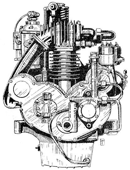 Ragot 1930 4 cyl dessin La Moto 15-4-30913