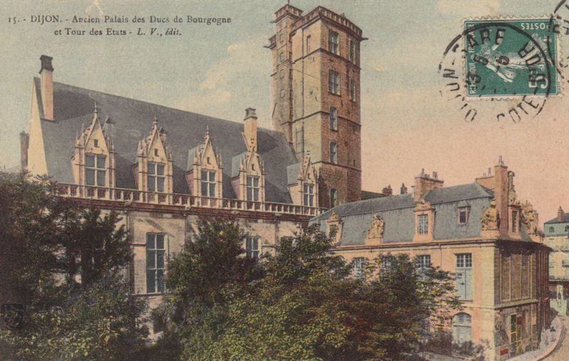 palais des dijon tour philippe le bon 1911 max