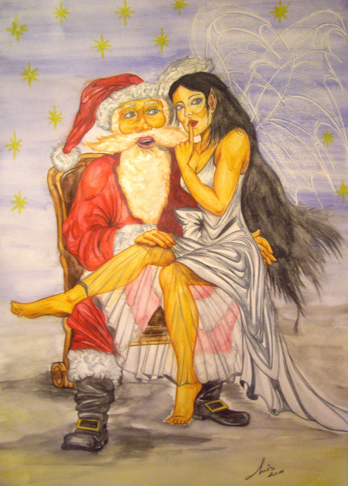 Père Noel et ca Fée