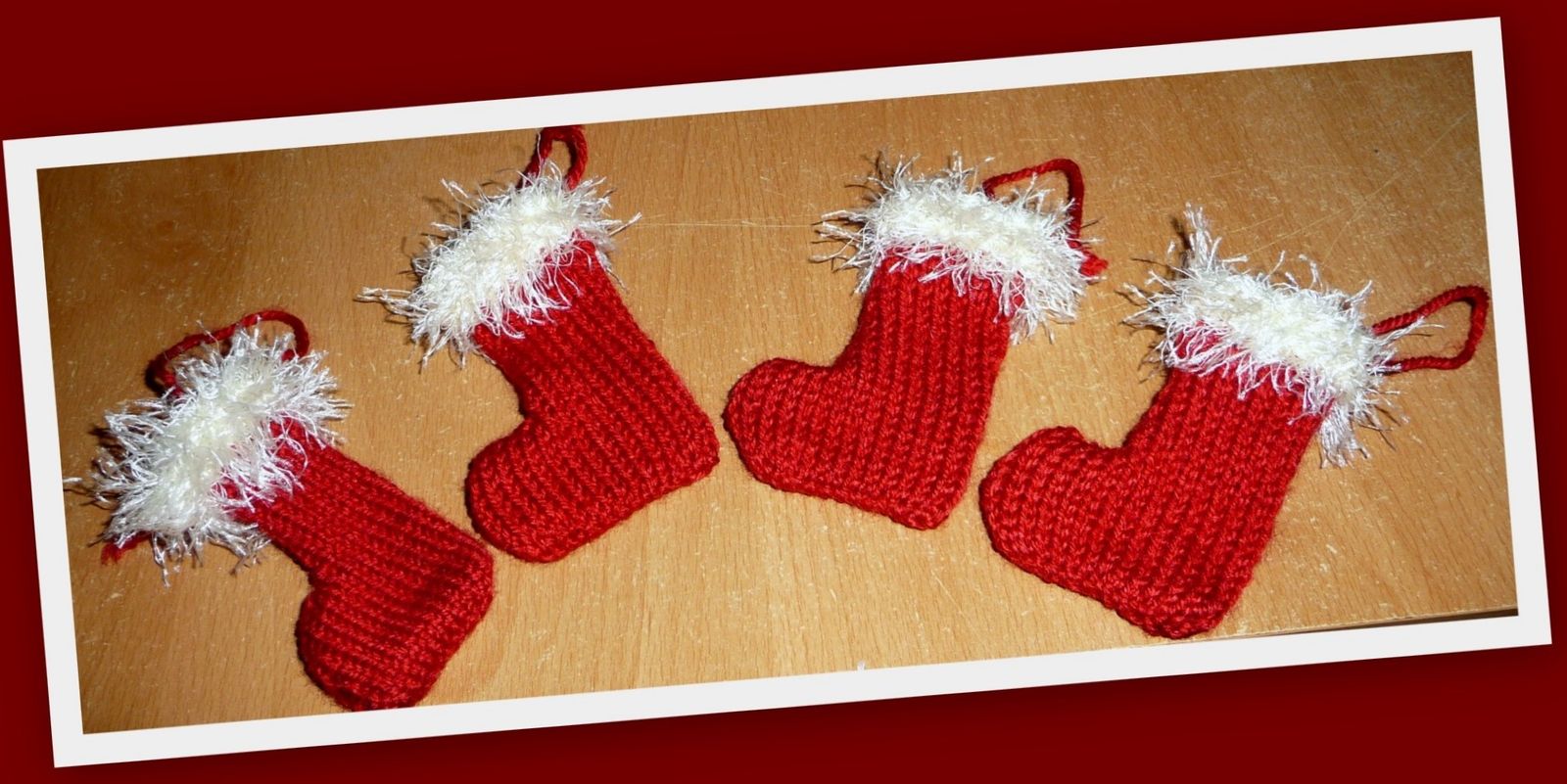 comment tricoter des chaussettes de noel