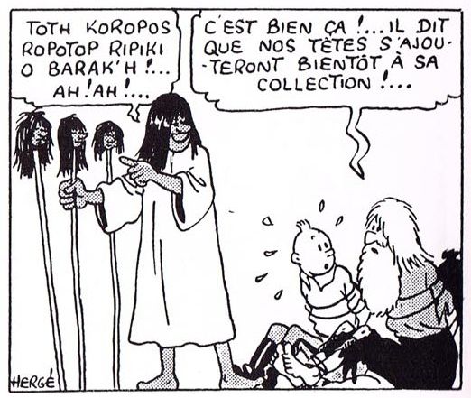 L'Oreille cassée (3) - Hergé fétichiste ? ou La figure humaine - Pop-analyse
