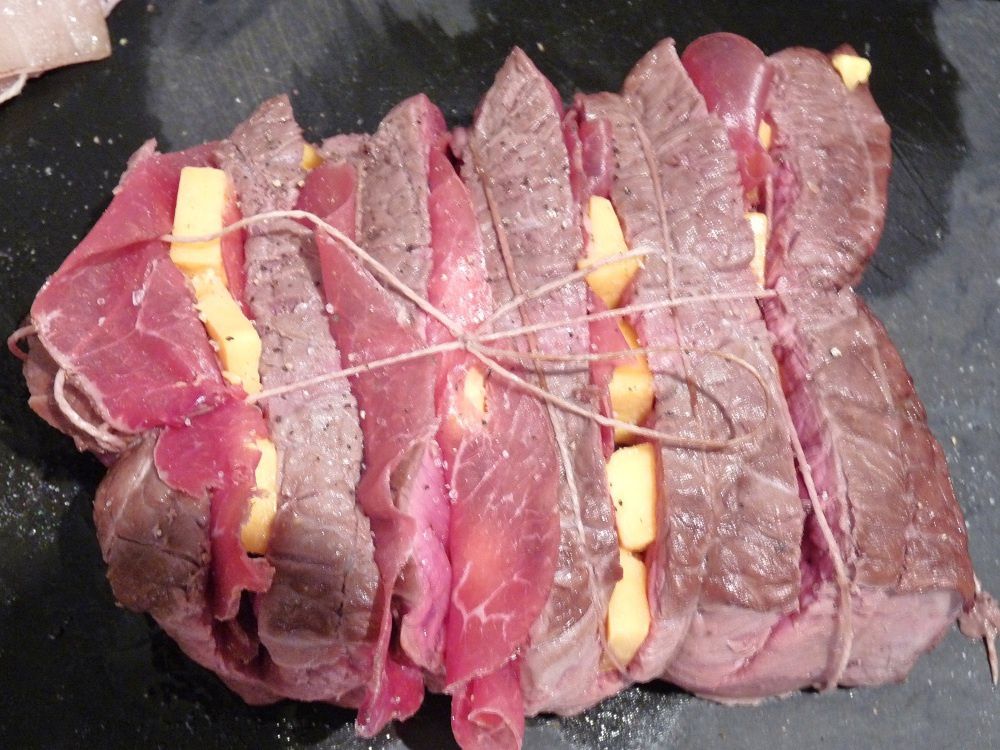 Roti de bœuf au cheddar et bressaola - Paris dans ma cuisine