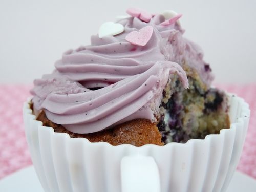 Caissettes à Cupcakes Violet et Blanc