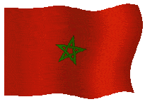 drapeau maroc anime