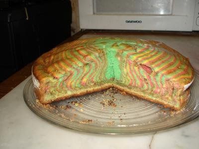 gâteau arc-en-ciel
