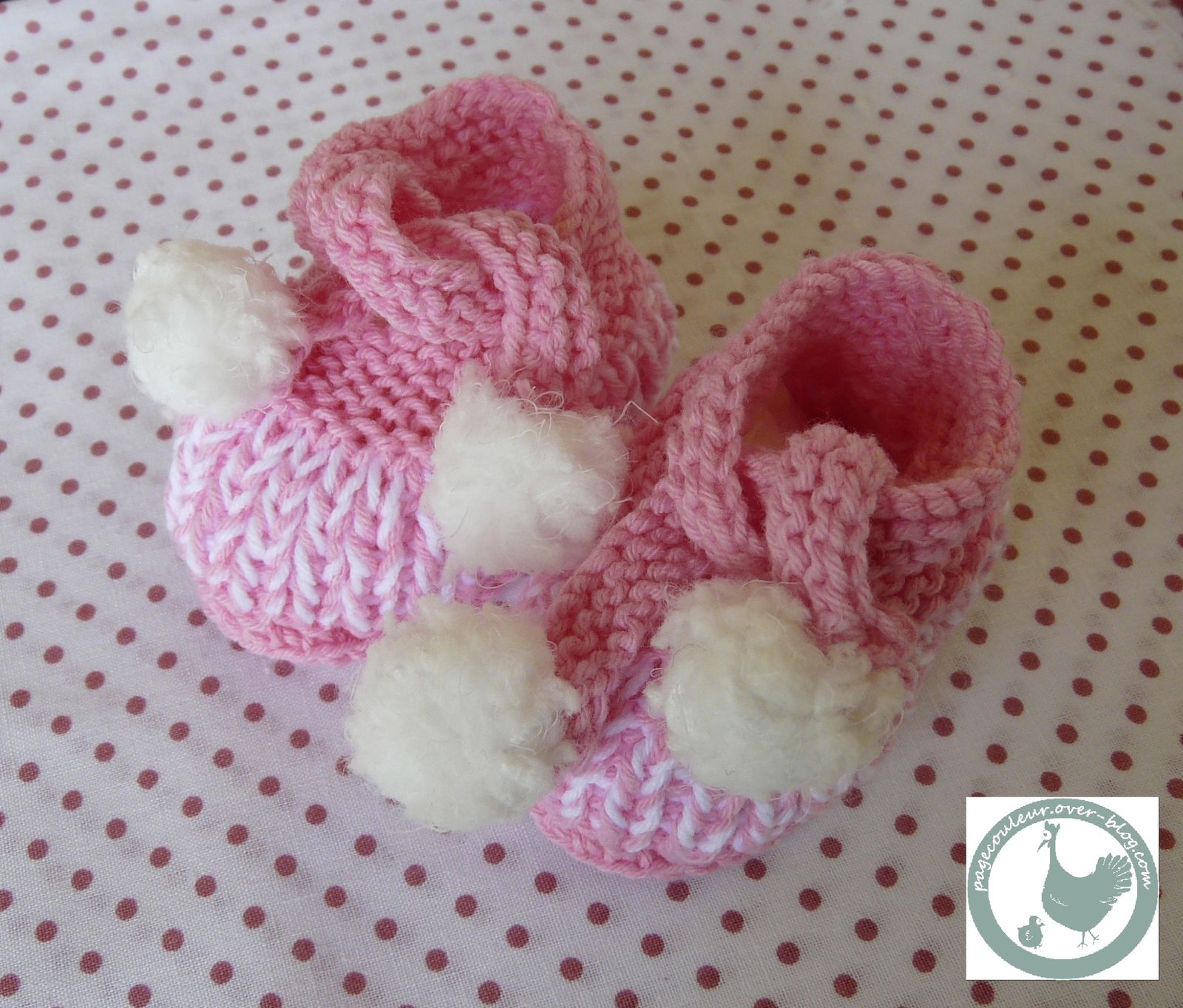 tuto chaussons naissance - Le blog de pagecouleur