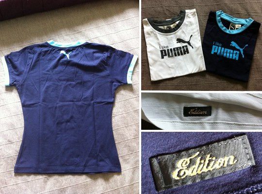 tshirt tee shirt puma collector edition limitée