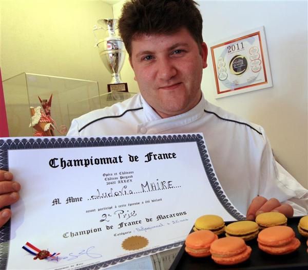 Ludovic Maire, vice champion de France de macarons