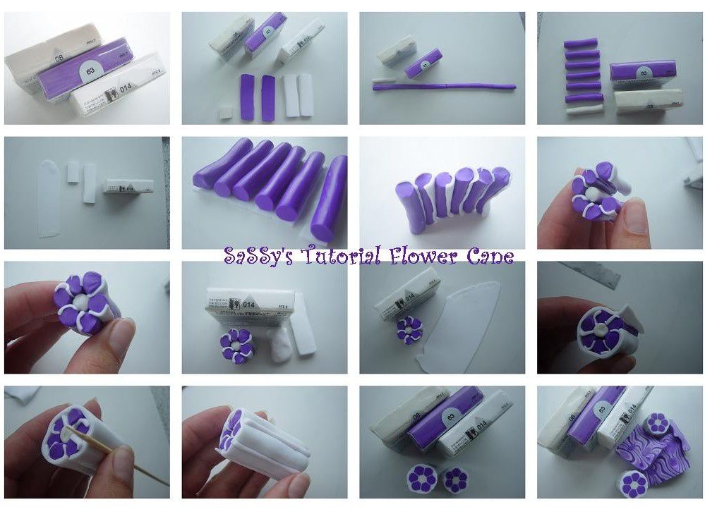 fiori fimo tutorial Tutorial pasta polimerica | pastapolimerica 1129.