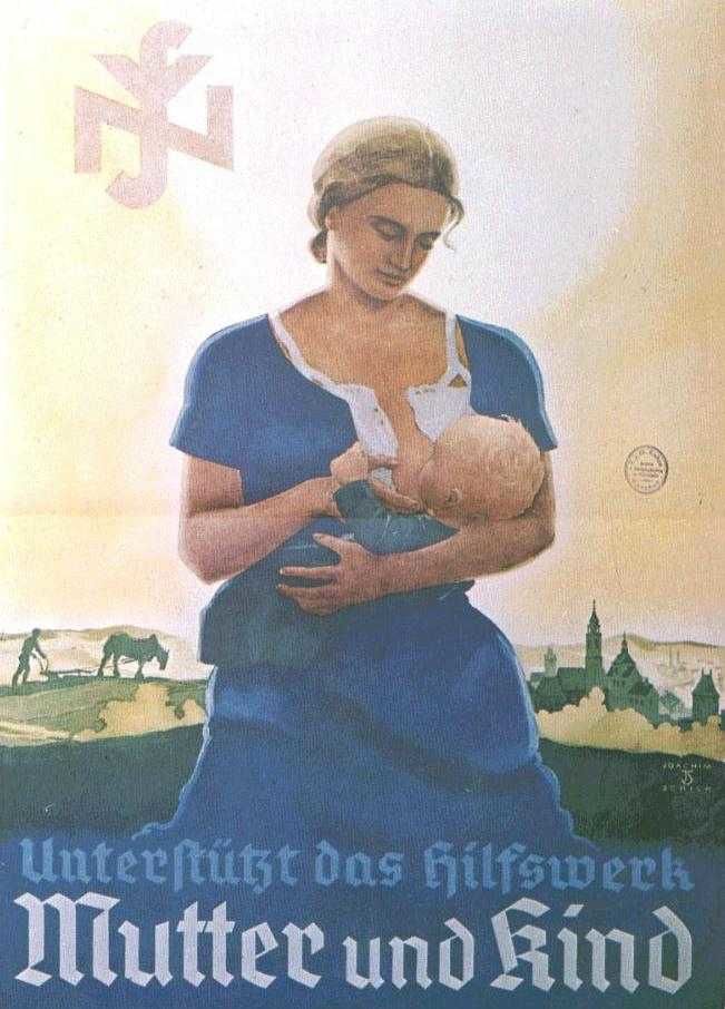 Allemagne Affiche IIIe Reich Mutter und Kind