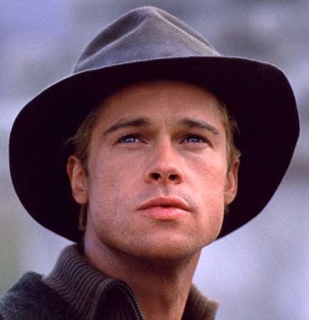 Brad Pitt with hat