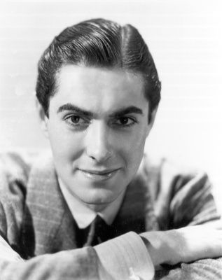 Tyrone Power Jr as a young man with arms crossed-Photo-B&W