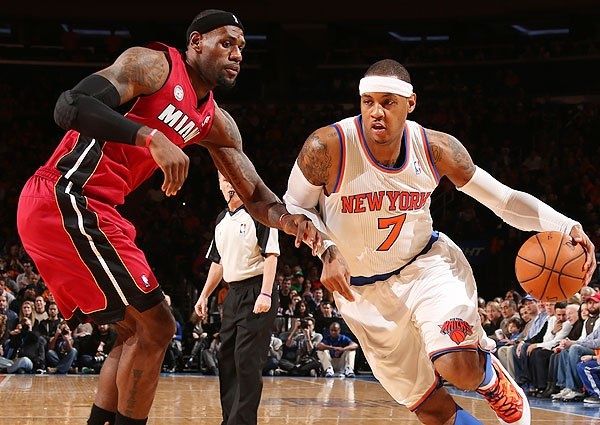 carmelo anthony lebron james