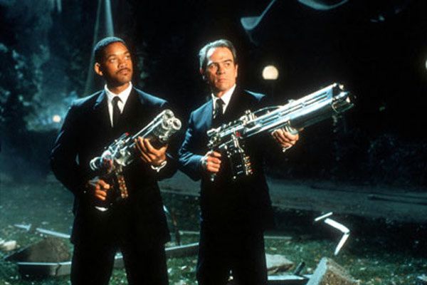 Will Smith et Tommy Lee Jones. Collection Christophe L.