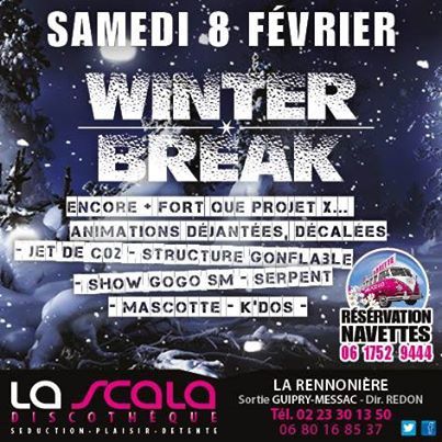 Soirée Winter Break à La Scala Discothèque - bretagneplus.com