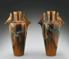 clement massier 2 vases