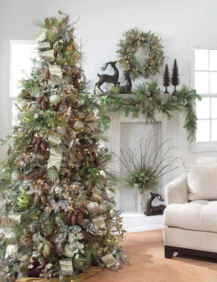 Alberi di natale super addobbati: le idee comecosaquando Decorare l albero di natale modo originale