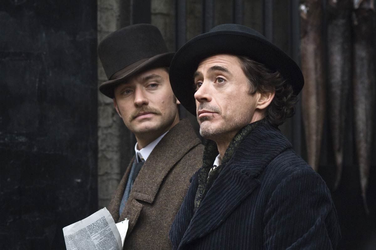 Robert Downey Jr. et Jude Law. Warner Bros. France Robert Downey Jr. et Jude Law. Warner Bros. France
