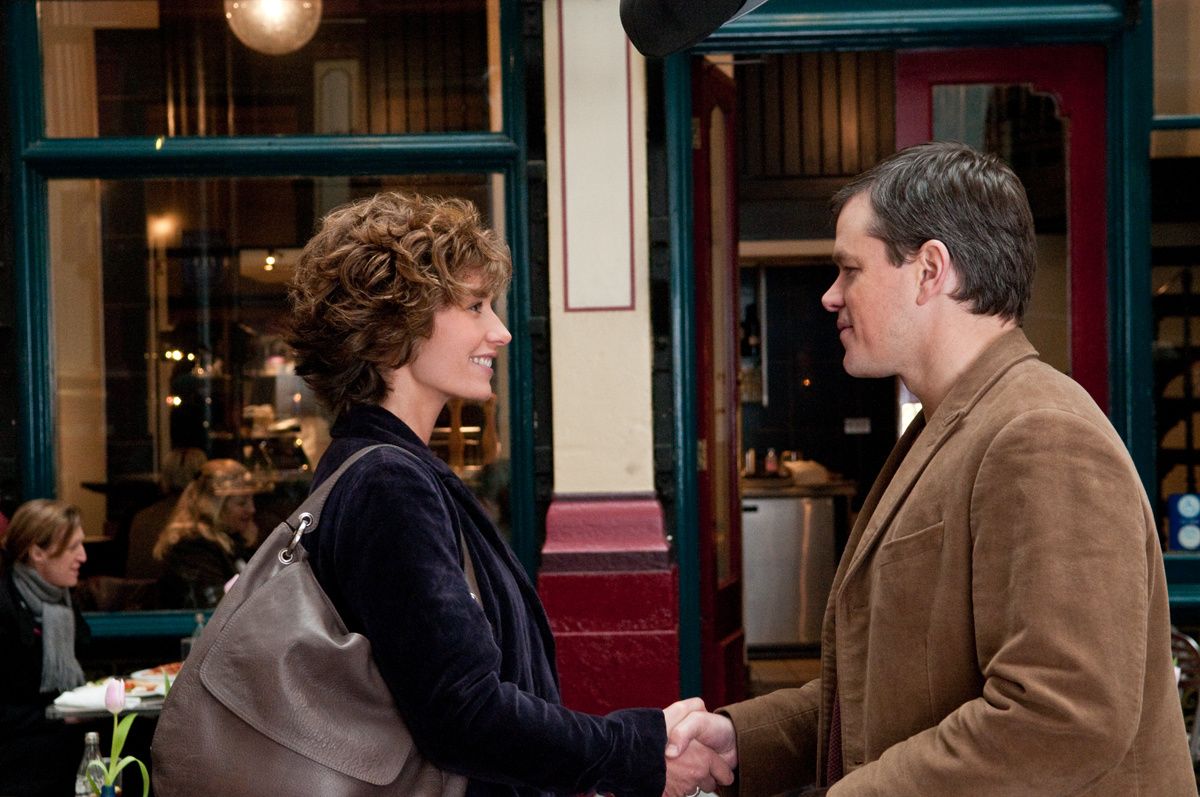 Cécile de France & Matt Damon. Warner Bros. France Cécile de France & Matt Damon. Warner Bros. France