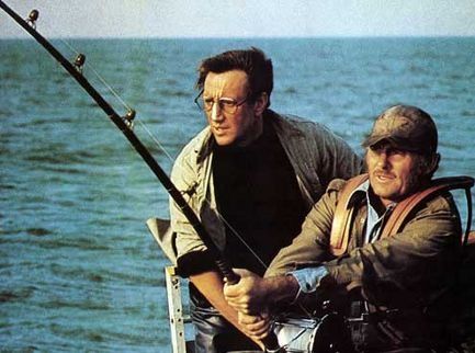 Les Dents de la mer - Roy Scheider et Robert Shaw