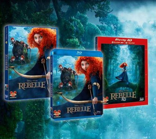REBELLE en Blu-ray 3d, Blu-ray et DVD