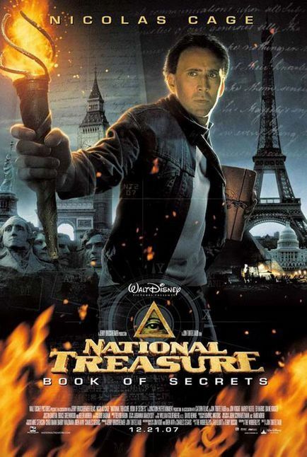 Benjamin Gates et le Livre des Secrets - Affiche teaser américaine Benjamin Gates et le Livre des Secrets - Affiche teaser américaine
