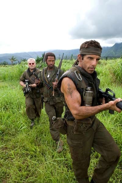 Tropic Thunder - Jack Black, Robert Downey Jr. et Ben Stiller Tropic Thunder - Jack Black, Robert Downey Jr. et Ben Stiller