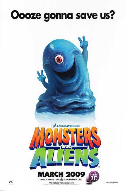 Monstres contre Aliens - Affiche américaine Monstres contre Aliens - Affiche américaine