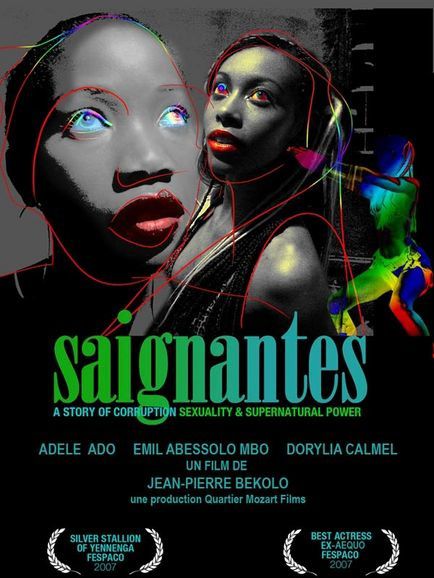  Jean-Pierre Bekolo dans Les Saignantes (Affiche)