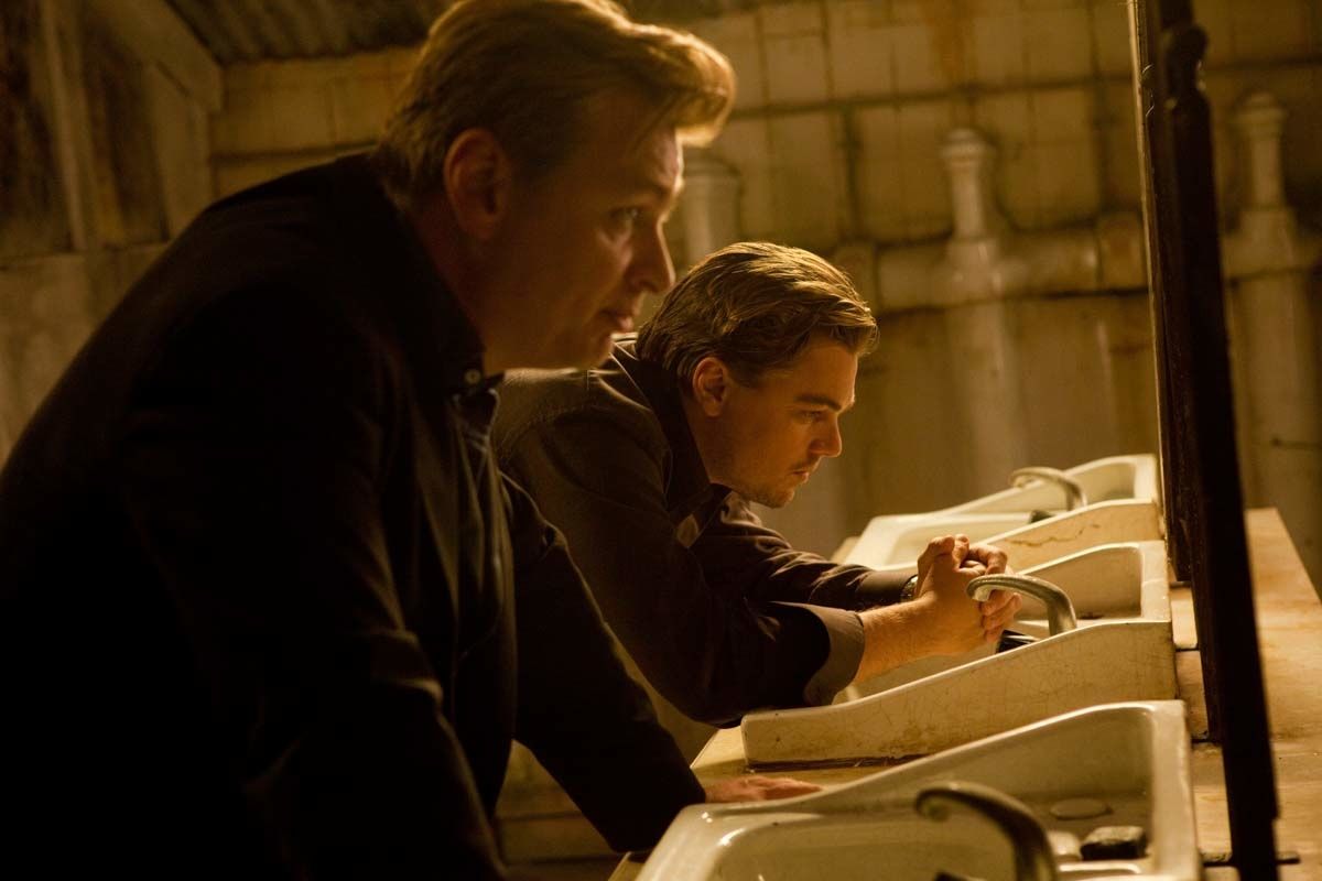 Christopher Nolan et Leonardo DiCaprio. Warner Bros. France Christopher Nolan et Leonardo DiCaprio. Warner Bros. France