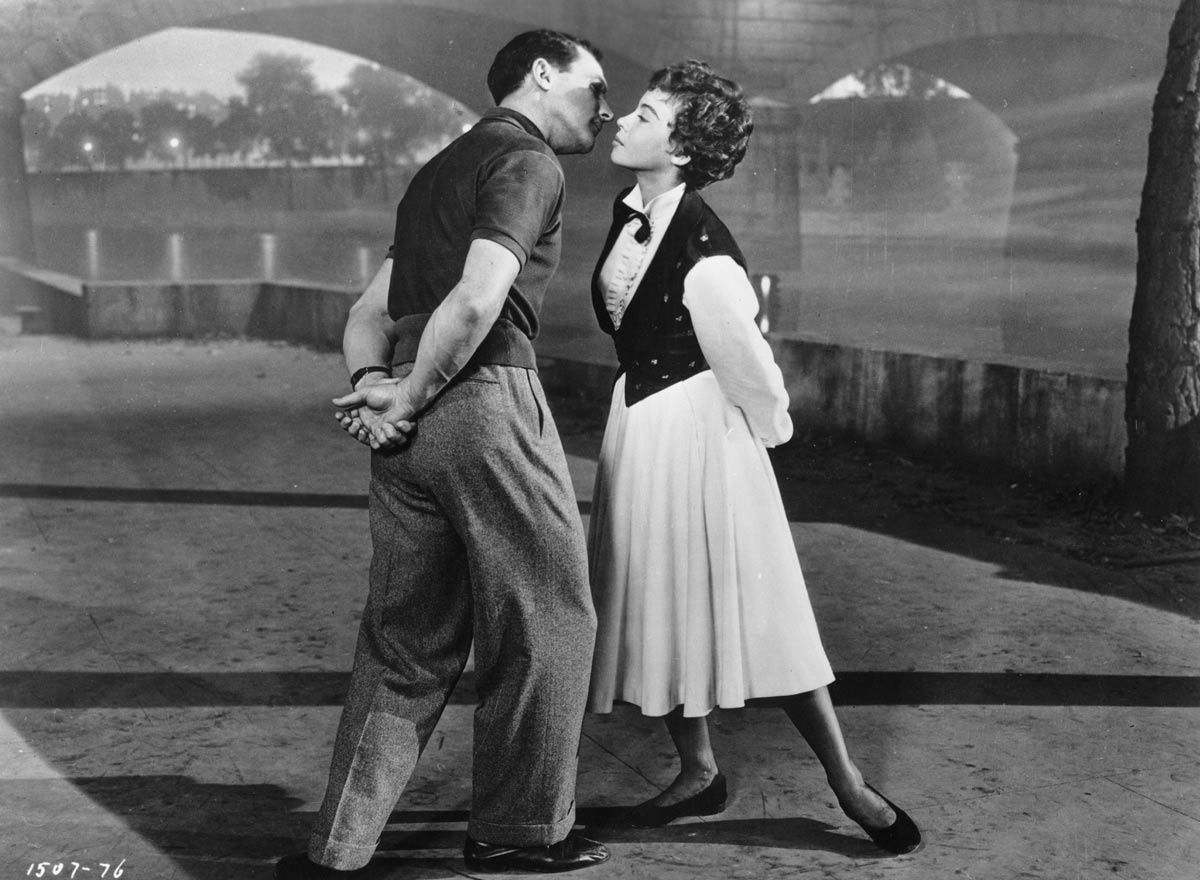 Leslie Caron et Gene Kelly. Ciné Sorbonne Leslie Caron et Gene Kelly. Ciné Sorbonne